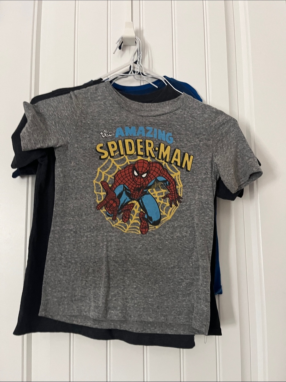 Lot of six boys graphic/character tees, size 7/8